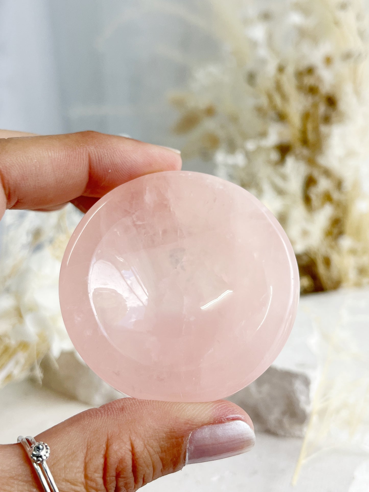 ROSE QUARTZ MINI DISH || 31773