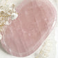 ROSE QUARTZ CRYSTAL BOWL TRAY TRINKET DISH AUSTRALIA SELF LOVE LOVE COMPASSION STONED AND SAGED 
