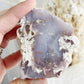 PURPLE CHALCEDONY || SEMI POLISHED 31558