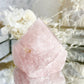 ROSE QUARTZ SEMI POLISHED POINT || 30037