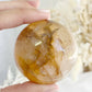 GOLDEN HEALER CRYSTAL SPHERE AUSTRALIA STONED AND SAGED ABUNDANCE