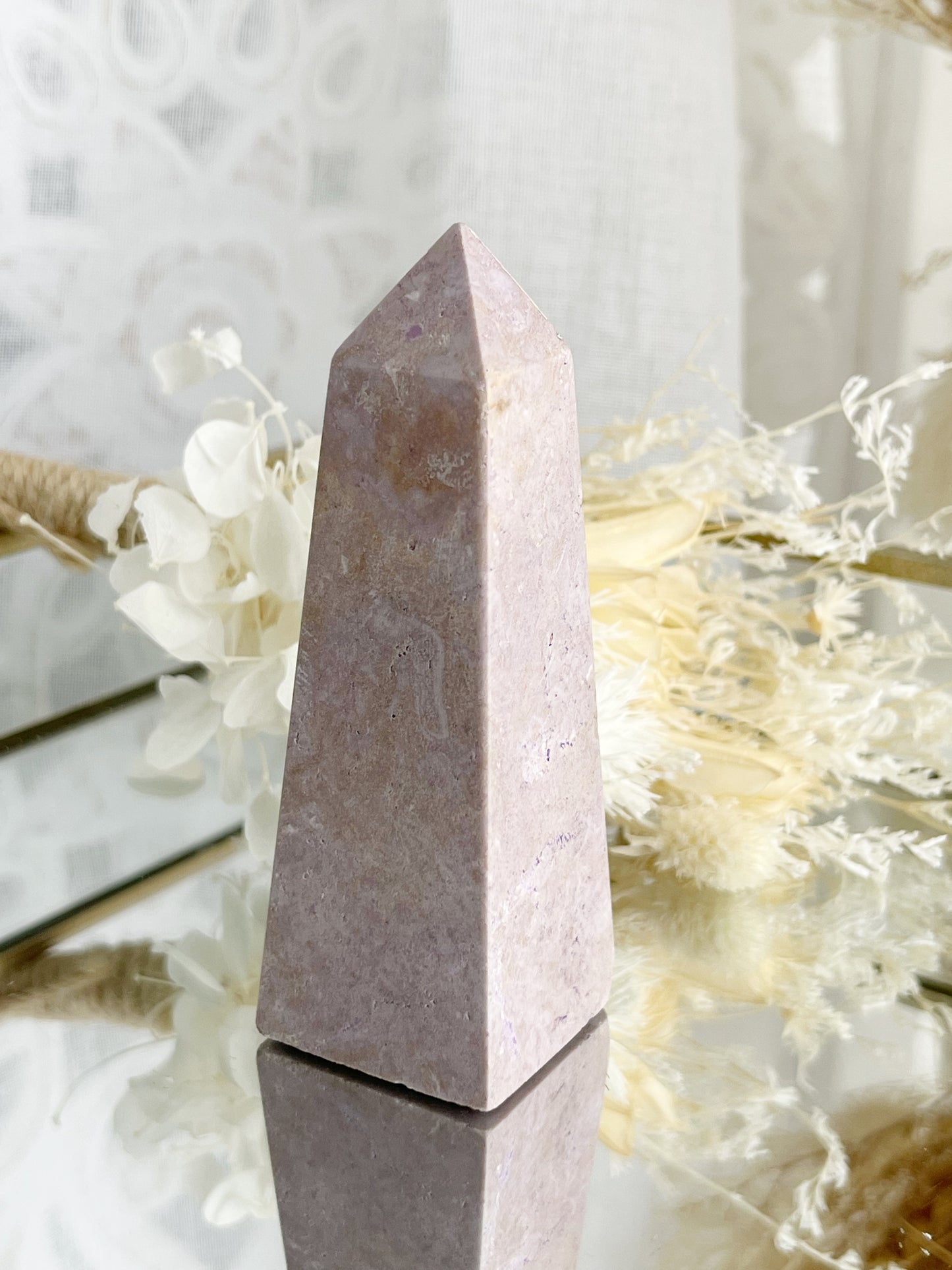 PHOSPHOSIDERITE OBELISK, STONED AND SAGED AUSTRALIA