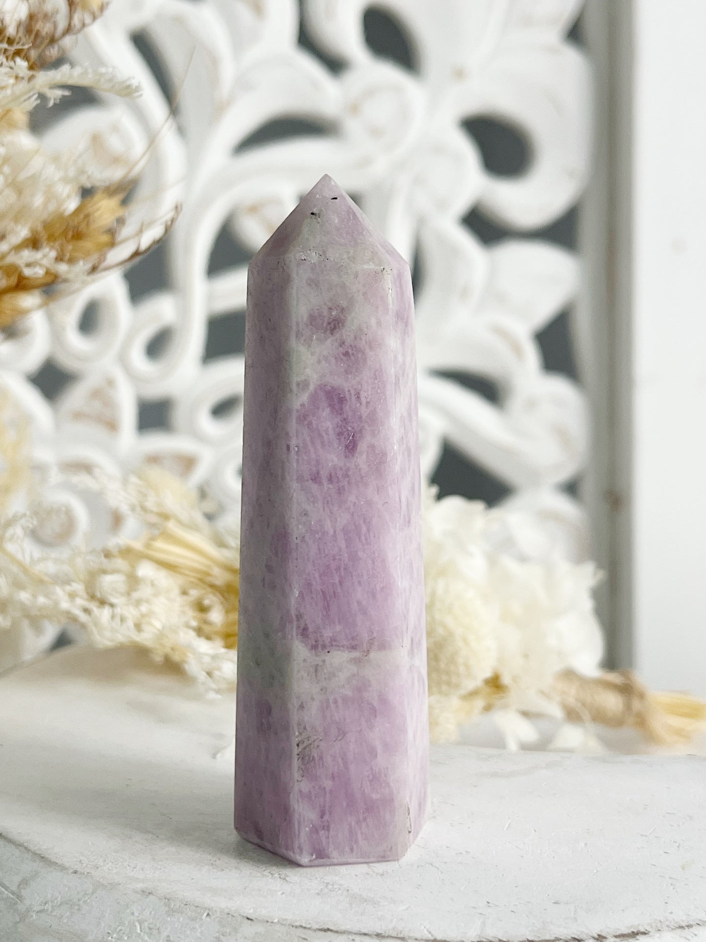 KUNZITE GENERATOR, STONED AND SAGED AUSTRALIA