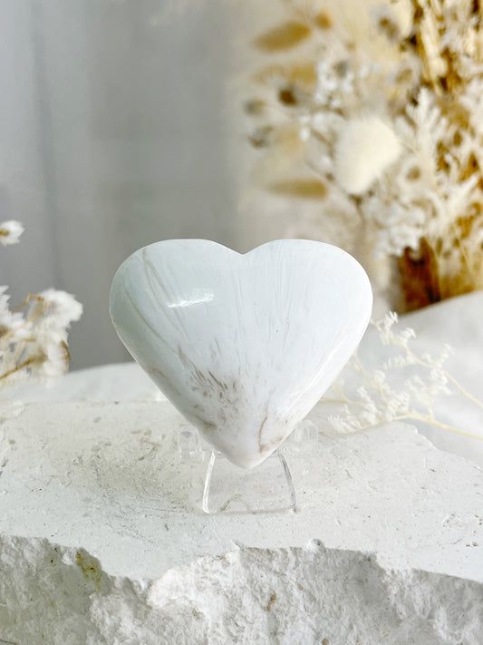 SCOLECITE HEART CARVING AUSTRALIA 