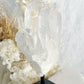 CLEAR QUARTZ CLUSTER ON STAND, STONED AND SAGED AUSTRALIA