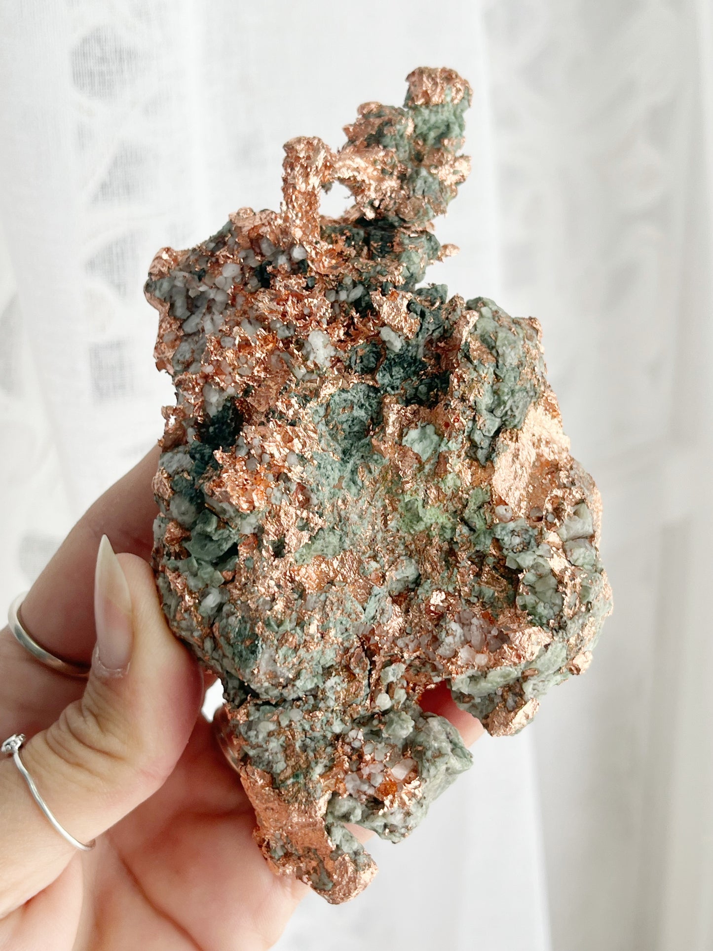 NATIVE MICHIGAN COPPER SPECIMEN, STONED AND SAGED AUSTRALIA