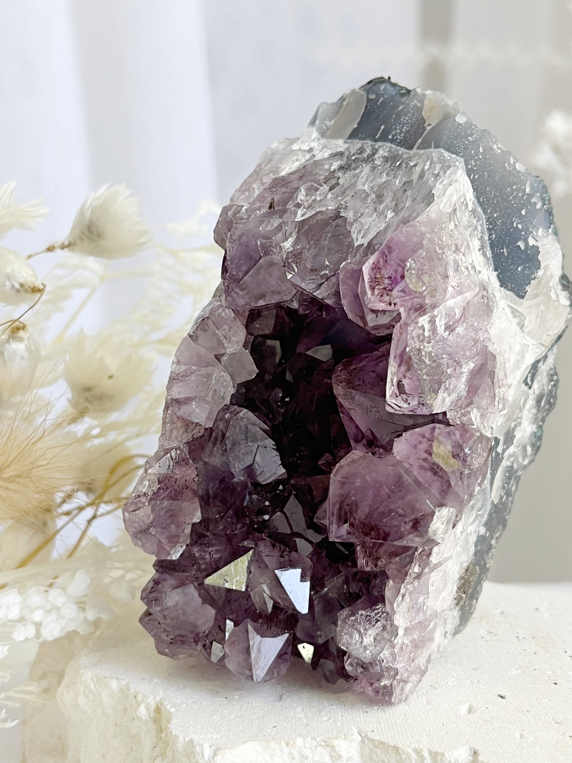 AMETHYST CLUSTER. STONED AND SAGED AUSTRALIA.