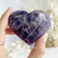 DREAM AMETHYST HEART APPROX 7CM. STONED AND SAGED AUSTRALIA.