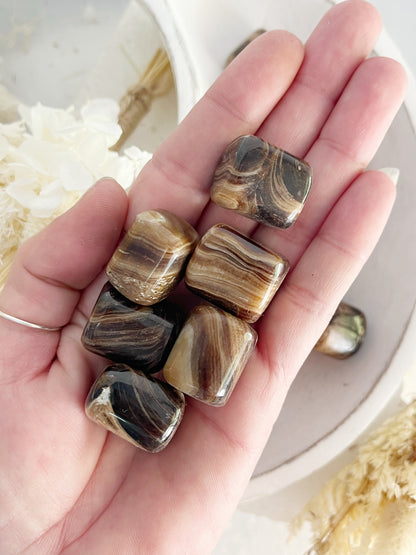 CHOCOLATE CALCITE TUMBLE