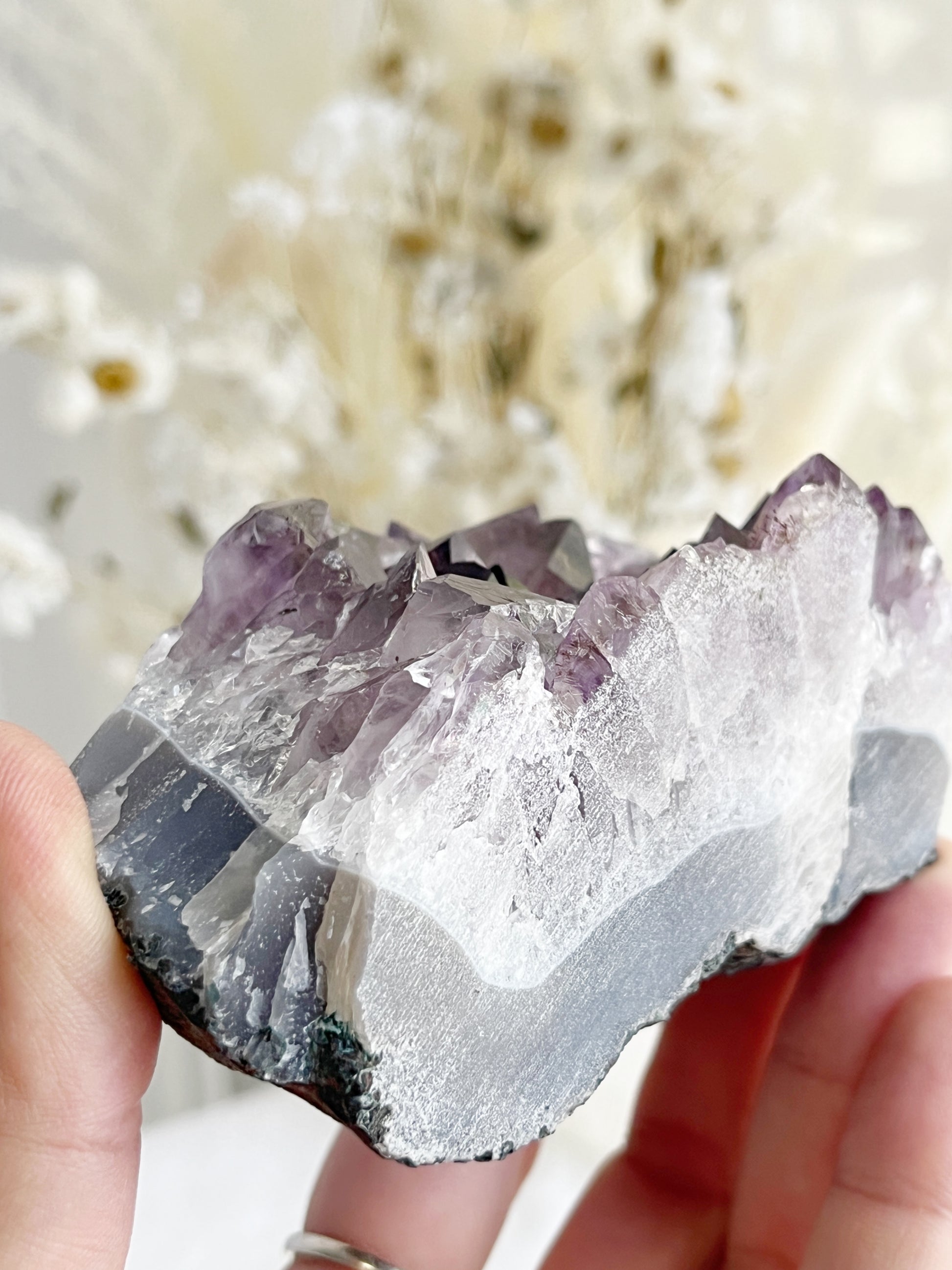 AMETHYST CLUSTER. STONED AND SAGED AUSTRALIA.