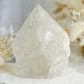 CLEAR QUARTZ TOP POLISHED ROUGH POINT || 31024