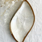 SHELL LINED INCENSE HOLDER || LEAF SHAPE