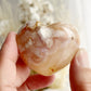 FLOWER AGATE HEART || 31486