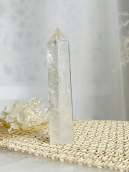 CLEAR QUARTZ GENERATOR STONED AND SAGED AUSTRALIA