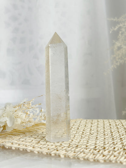 CLEAR QUARTZ GENERATOR STONED AND SAGED AUSTRALIA