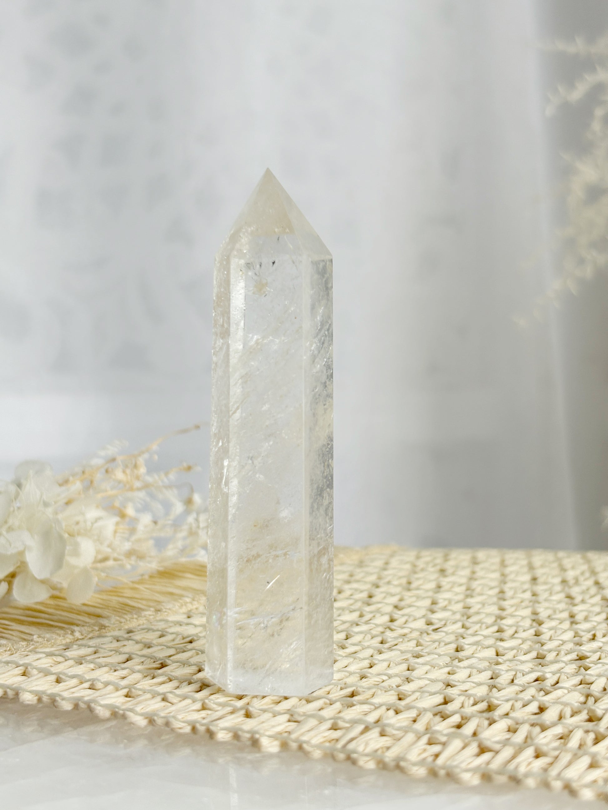 CLEAR QUARTZ GENERATOR STONED AND SAGED AUSTRALIA