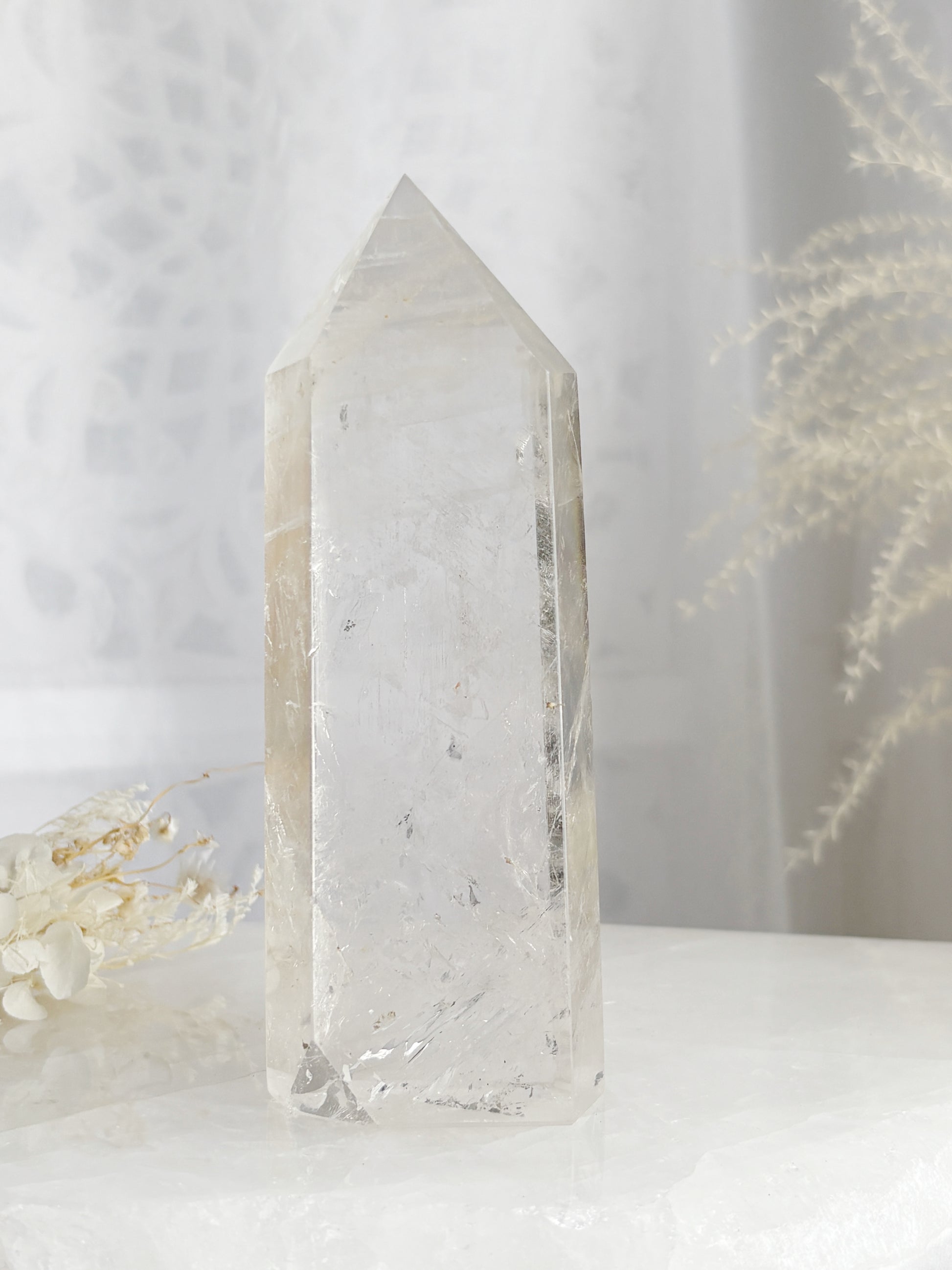 CLEAR QUARTZ GENERATOR STONED AND SAGED AUSTRALIA