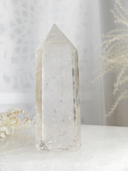 CLEAR QUARTZ GENERATOR STONED AND SAGED AUSTRALIA