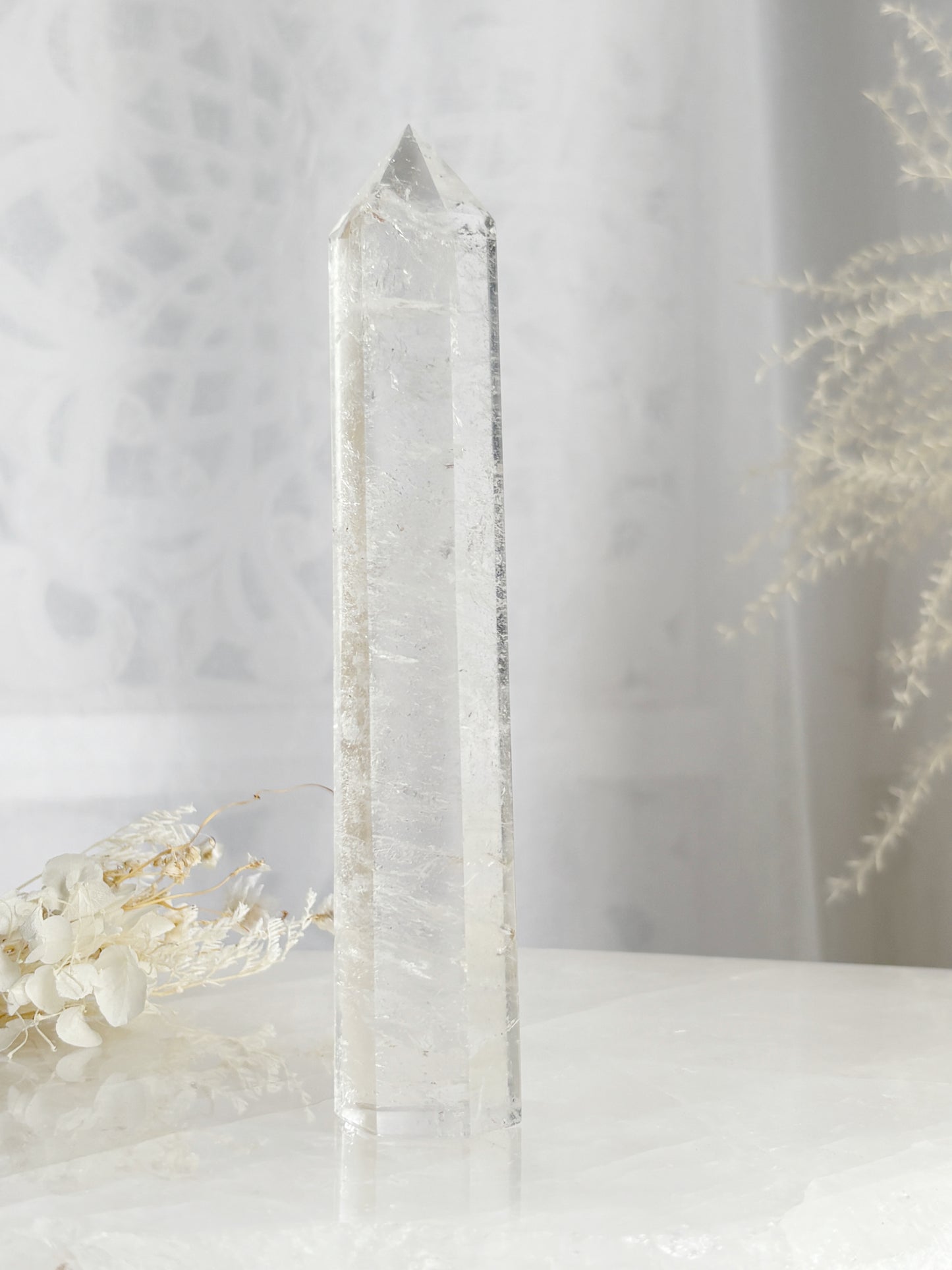 CLEAR QUARTZ GENERATOR STONED AND SAGED AUSTRALIA