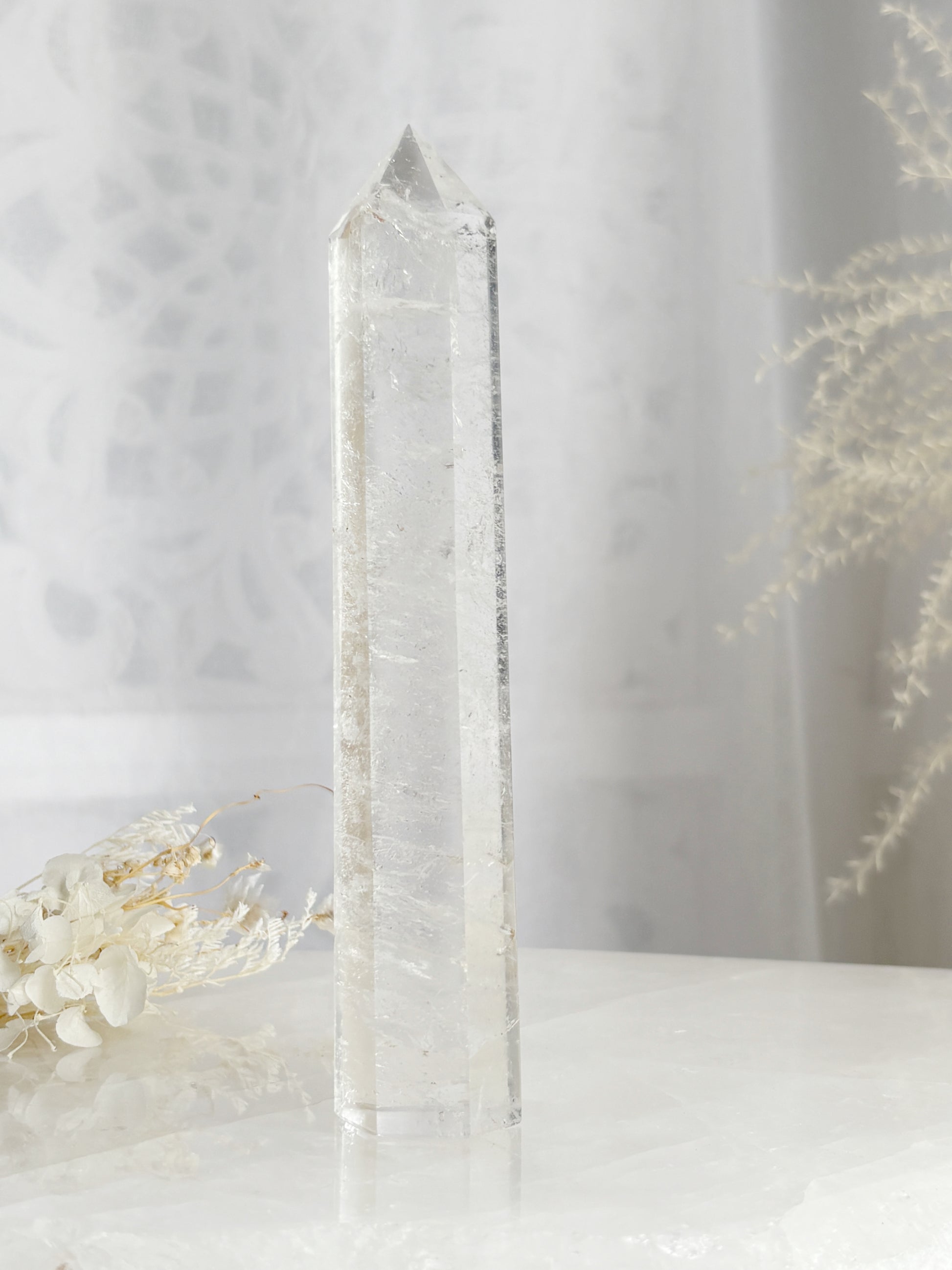 CLEAR QUARTZ GENERATOR STONED AND SAGED AUSTRALIA