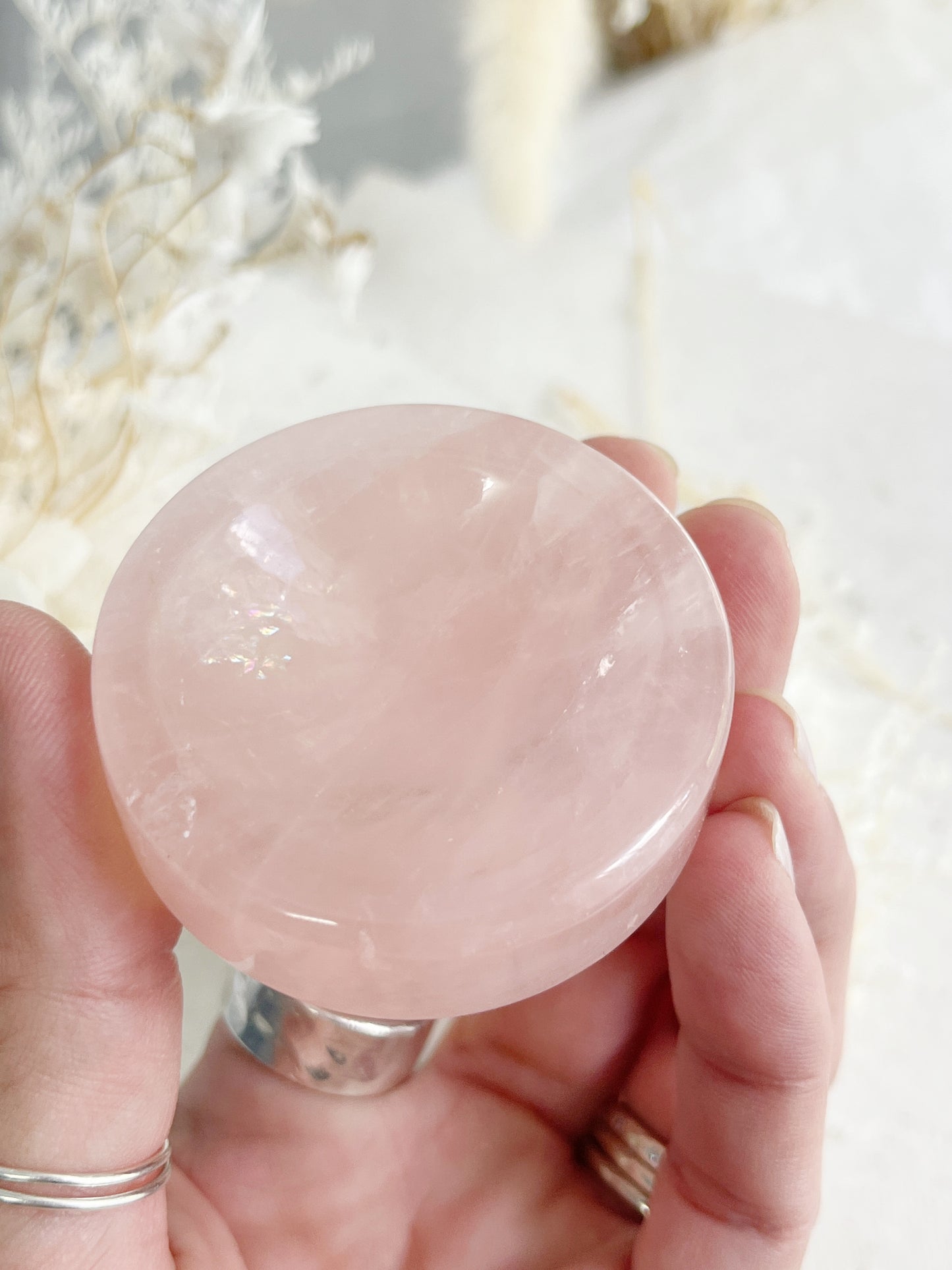 ROSE QUARTZ MINI DISH || 31770