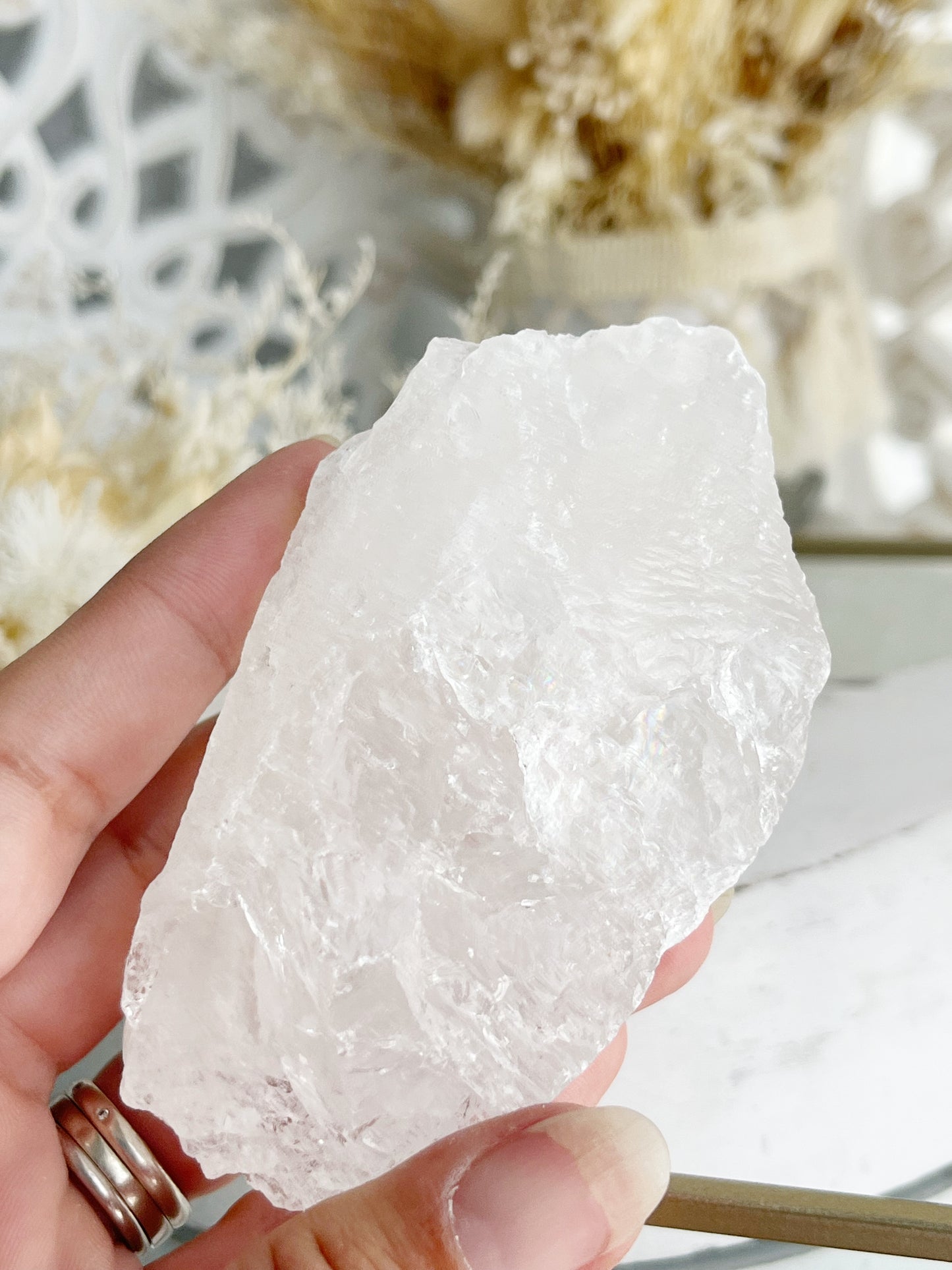 CLEAR QUARTZ ROUGH || 20775