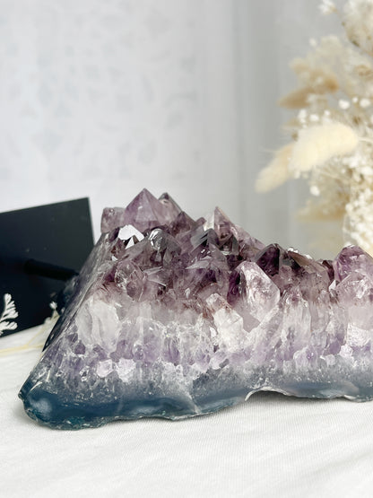 AMETHYST CLUSTER ON STAND || 31710