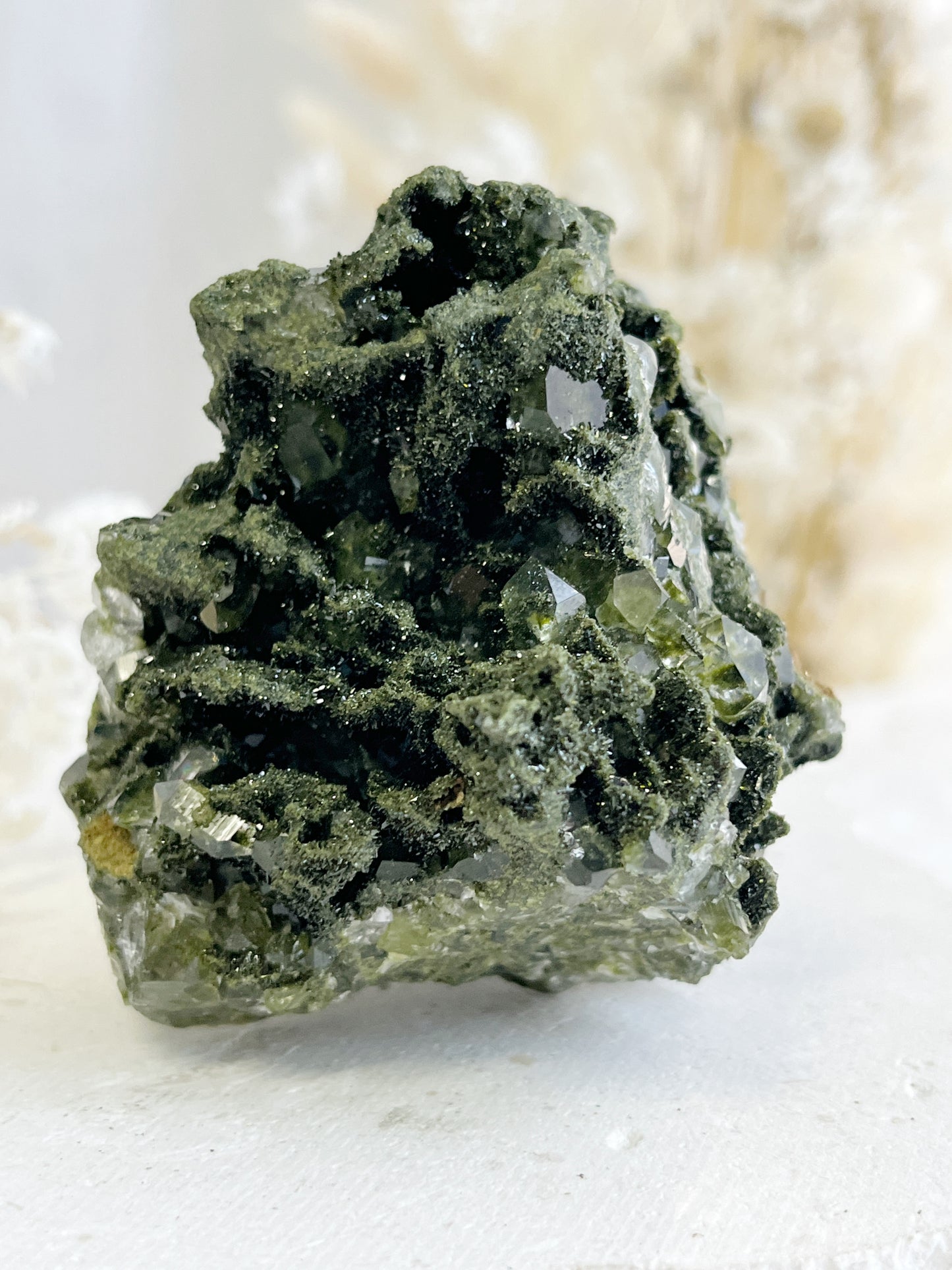 EPIDOTE WITH QUARTZ || 31424