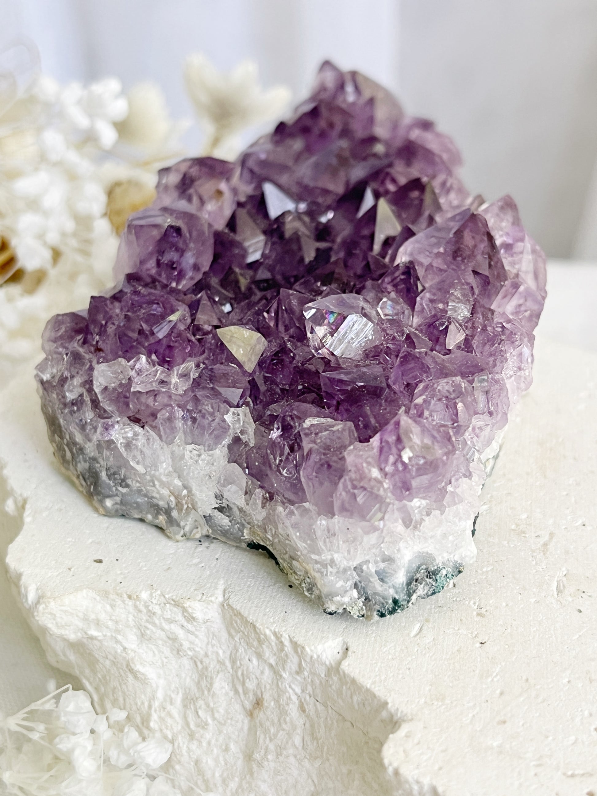 AMETHYST CLUSTER. STONED AND SAGED AUSTRALIA.