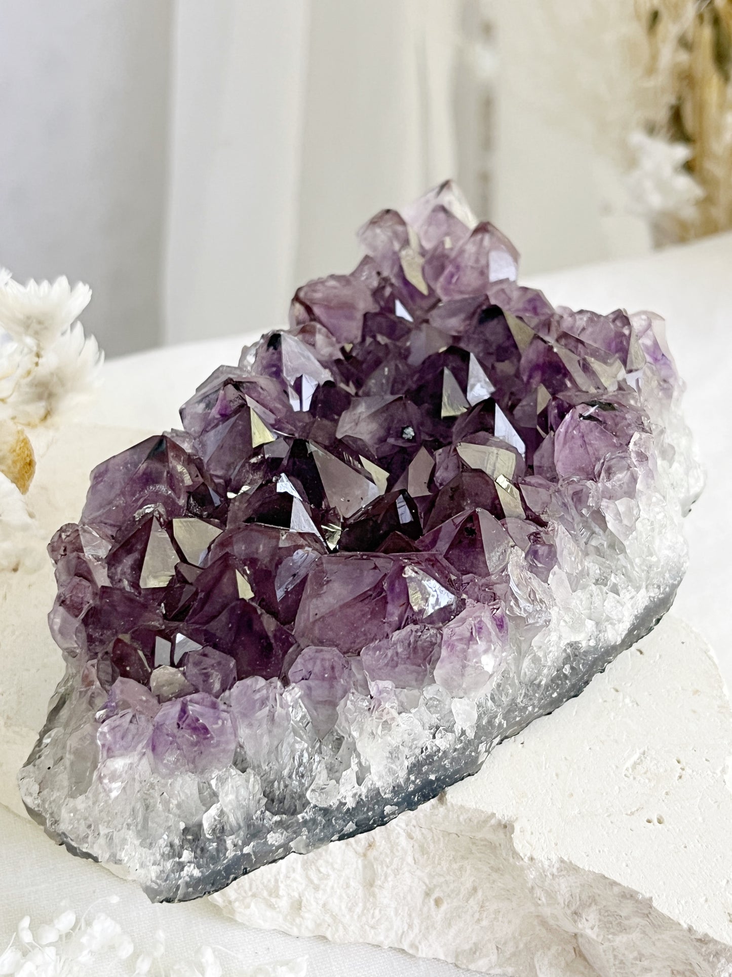 AMETHYST CLUSTER. STONED AND SAGED AUSTRALIA.