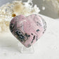 PERUVIAN RHODONITE HEART || 31307