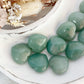 GREEN AVENTURINE HEART STONED AND SAGED AUSTRALIA