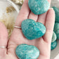 AMAZONITE MINI HEART || INTUITIVELY CHOSEN