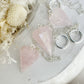 ROSE QUARTZ PENDULUM, STONED AND SAGED AUSTRALIA