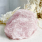 ROSE QUARTZ CRYSTAL ROUGH NATURAL RAW AUSTRALIA SELF LOVE LOVE COMPASSION STONED AND SAGED