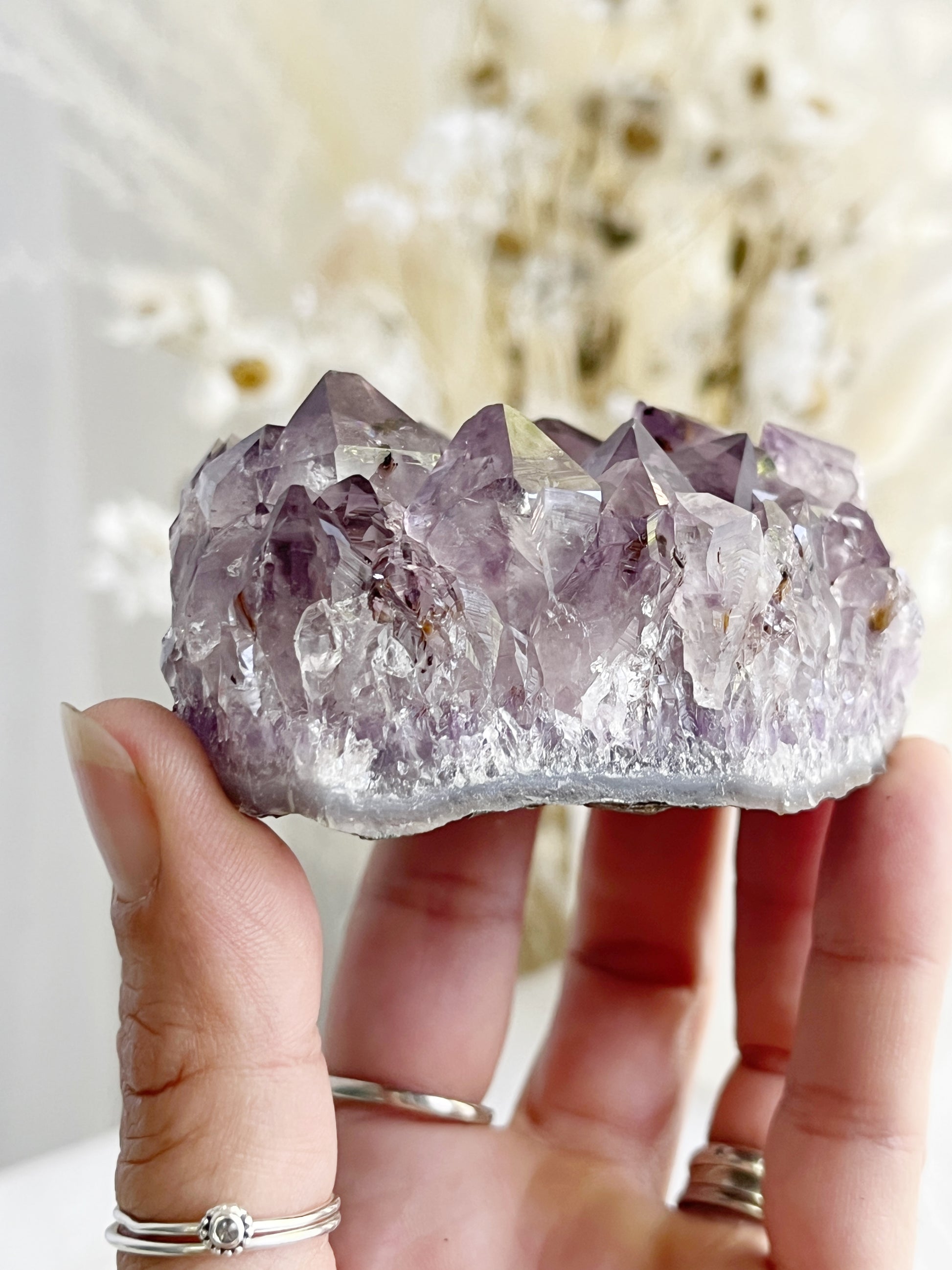 AMETHYST CLUSTER. STONED AND SAGED AUSTRALIA.