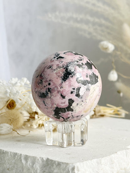 PERUVIAN RHODONITE SPHERE || 31299