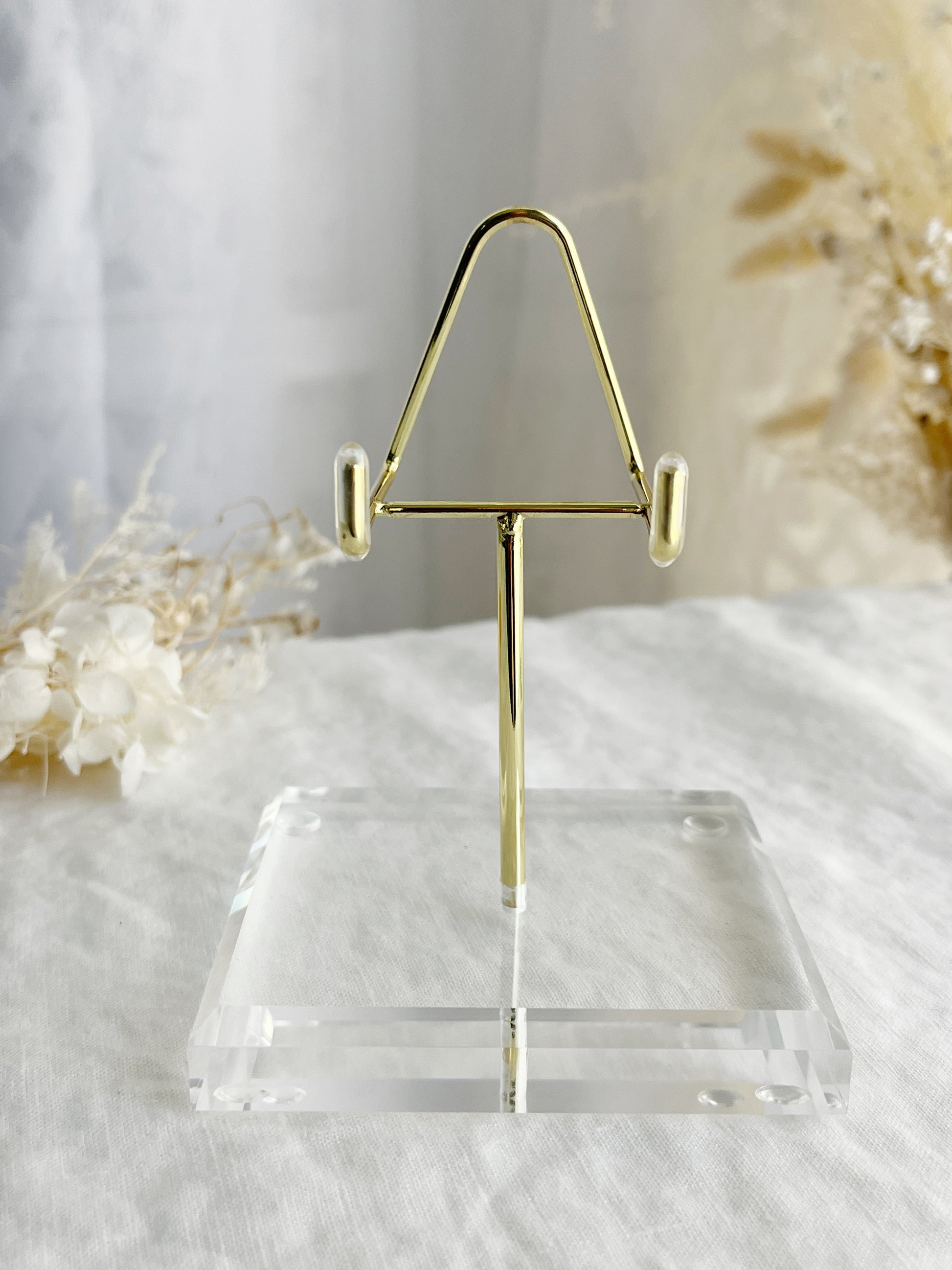 ACRYLIC METAL SPECIMEN CRYSTAL DISPLAY STAND AUSTRALIA GOLD SILVER BLACK