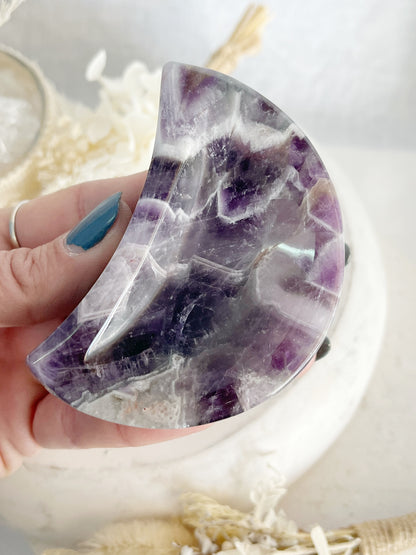 DREAM AMETHYST MOON BOWL || 101697