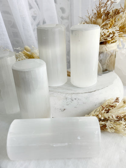 SATIN SPAR SELENITE HARMONISER || INTUITIVELY CHOSEN