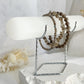 Selenite crystal jewellery display stand holder, Stoned and Saged Australia