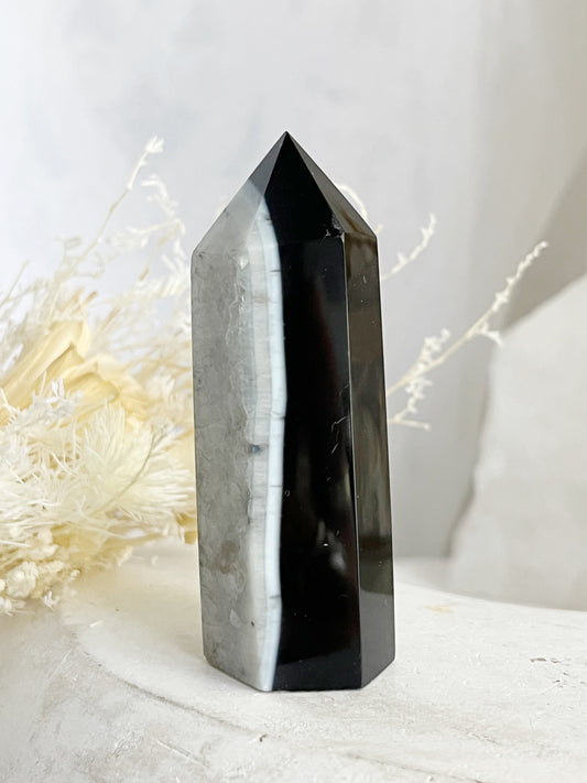 BLAK AGATE GENERATOR, STONED AND SAGED AUSTRALIA