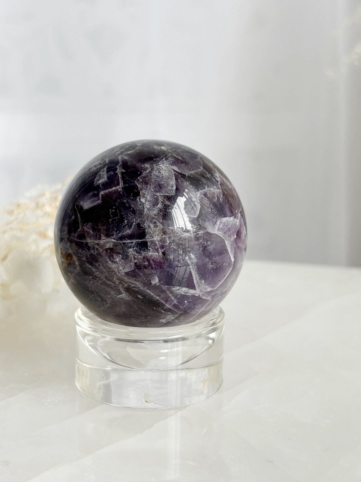 DREAM AMETHYST SPHERE STONED AND SAGED AUSTRALIA