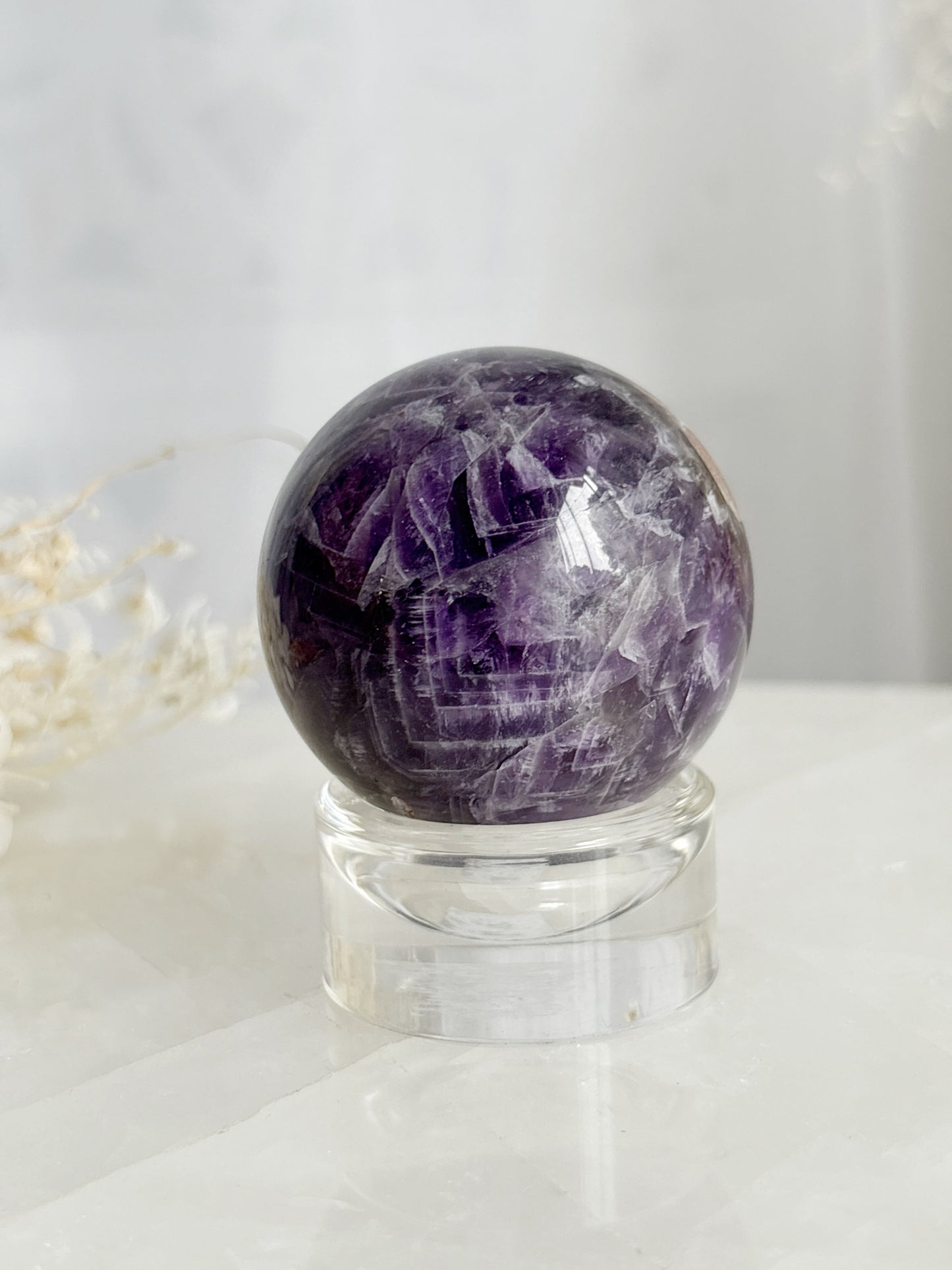 DREAM AMETHYST SPHERE STONED AND SAGED AUSTRALIA