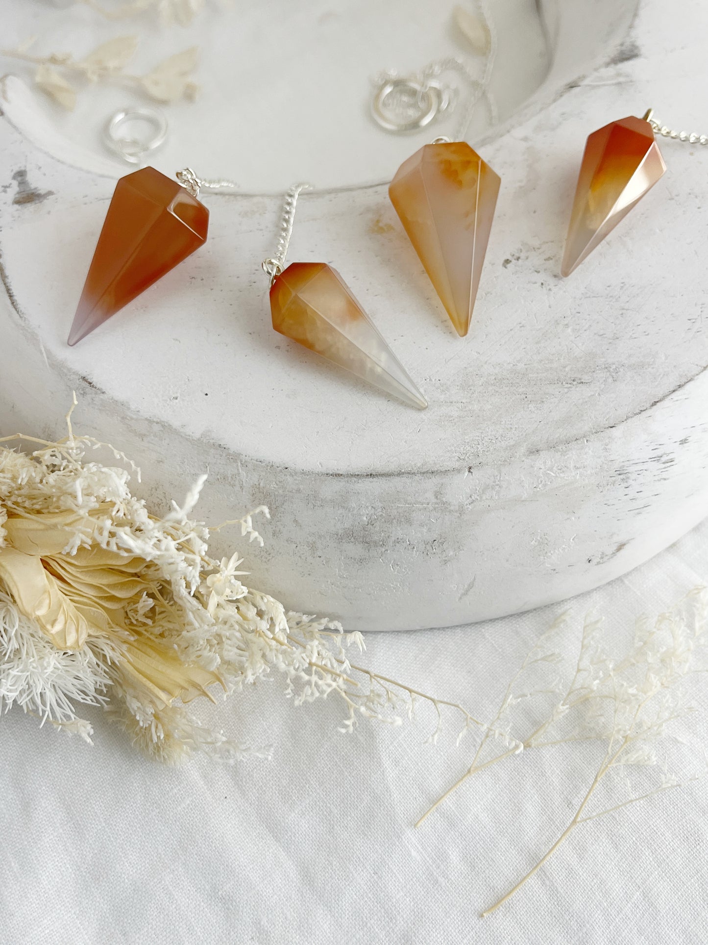 CARNELIAN DIVINATION PENDULUM, AUSTRALIA