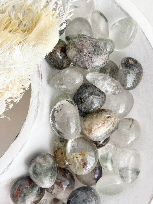 LODOLITE TUMBLE, STONED AND SAGED AUSTRALIA