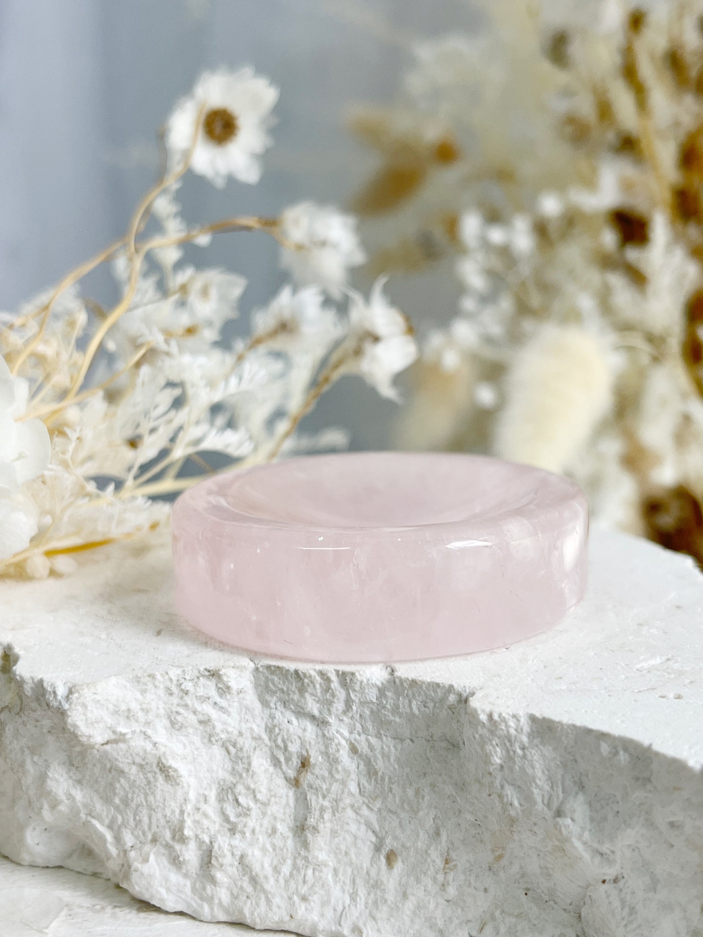 ROSE QUARTZ MINI DISH || 31775