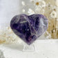 DREAM AMETHYST HEART APPROX 7CM. STONED AND SAGED AUSTRALIA.