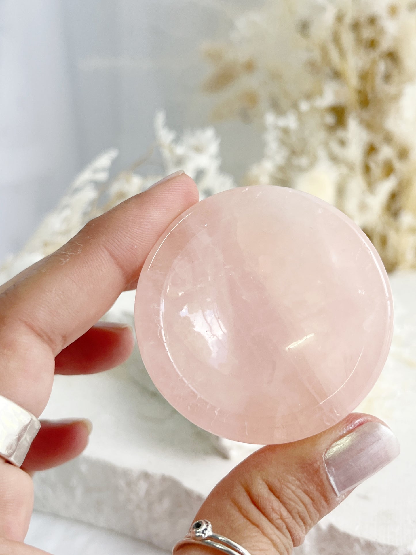 ROSE QUARTZ MINI DISH || 31771