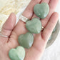 GREEN AVENTURINE MINI HEART || INTUITIVELY CHOSEN